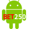 Aplicativo Bet250 para Android